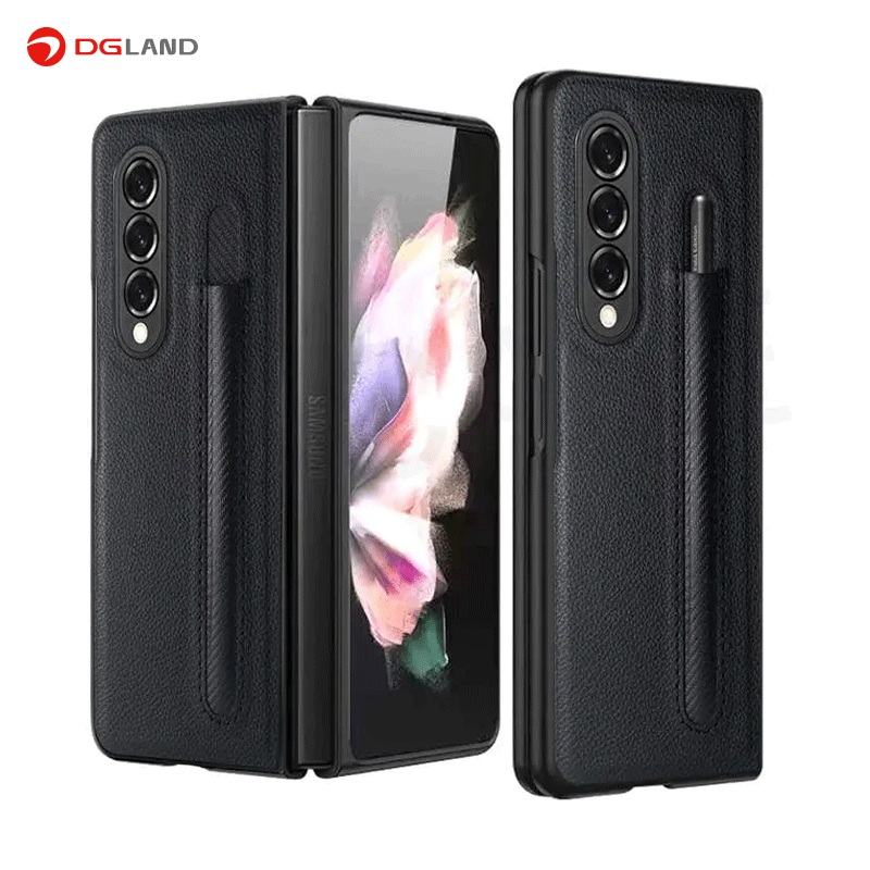 کاور چرمی سامسونگ مدل GKK مناسب برای گوشی موبایل Galaxy Z Fold 3 کاور چرمی سامسونگ مدل GKK مناسب برای گوشی موبایل Galaxy Z Fold 3