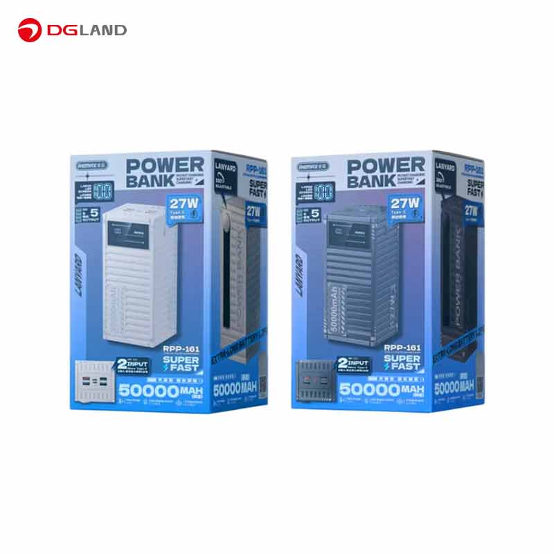 پاوربانک ریمکس مدل RPP-161 ظرفیت 50000 میلی آمپر ساعت پاوربانک ریمکس مدل RPP-161 ظرفیت 50000 میلی آمپر ساعت