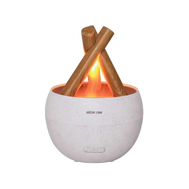 دستگاه بخور و خوشبو کننده گرین لاین مدل Flame Mist GNFLMSTDF ظرفیت ۱۵۰ میلیلیتر