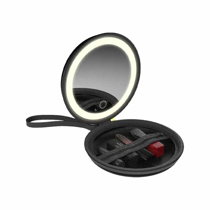 کیف آرایش بانوان رینگ لایت دار گرین لاین مدل Mini Makeup Pouch GNMNMKPCH