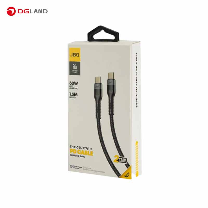 کابل شارژ Type-C به Type-C جی بی کیو مدل CA-720cc کابل شارژ Type-C به Type-C جی بی کیو مدل CA-720cc