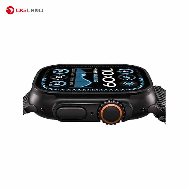 ساعت هوشمند Ultra 2 سایز 49mm مدل Black Titanium Case Ocean Band ساعت هوشمند Ultra 2 سایز 49mm مدل Black Titanium Case Ocean Band