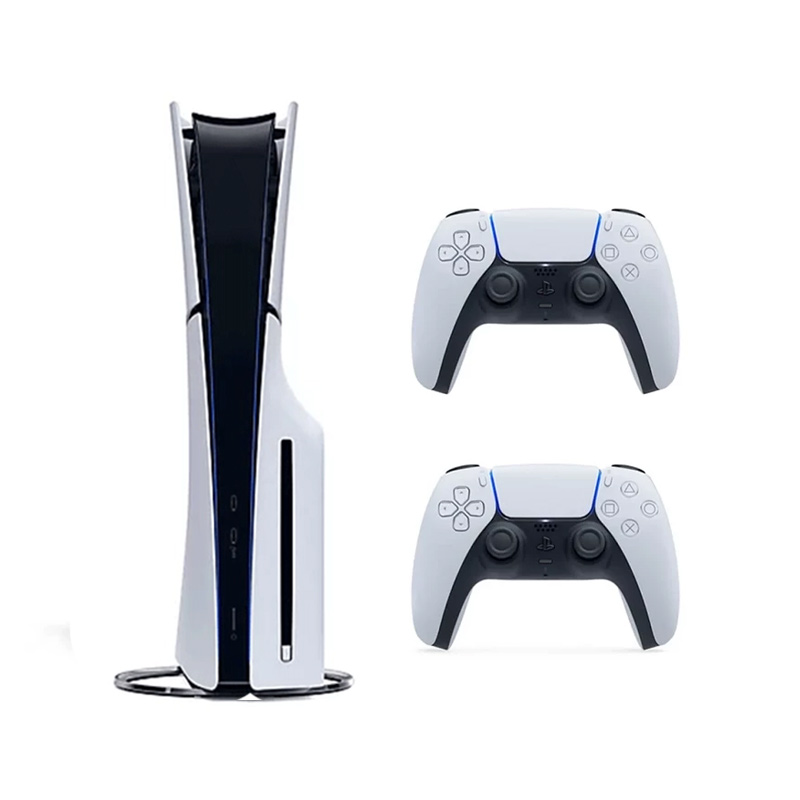 کنسول بازی سونی مدل PlayStation 5 Slim ظرفیت 1 ترابایت ریجن CFI-2116 اروپا به همراه دسته اضافه سفید