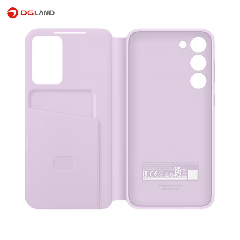 کاور محافظ لنز دار هوشمند سامسونگ مدل Smart View Wallet Case مناسب برای گوشی موبایل Galaxy S23 Plus کاور محافظ لنز دار هوشمند سامسونگ مدل Smart View Wallet Case مناسب برای گوشی موبایل Galaxy S23 Plus