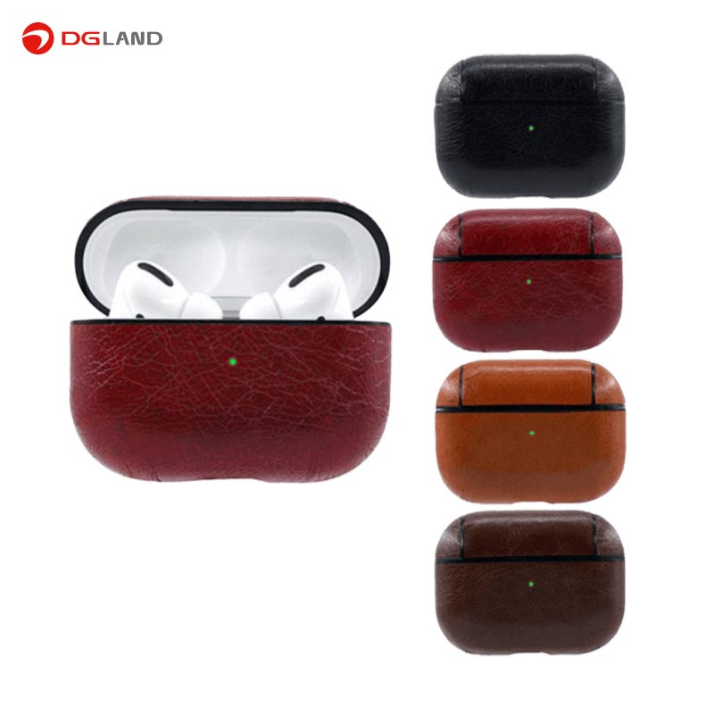 کاور محافظ چرمی ICARER مناسب برای کیس اپل Air Pods کاور محافظ چرمی ICARER مناسب برای کیس اپل Air Pods