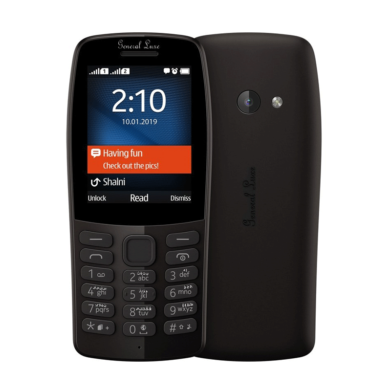 گوشی موبایل جی ال ایکس مدل جنرال لوکس 210 دو سیمکارت ظرفیت 16 مگابایت و رم 4 مگابایت