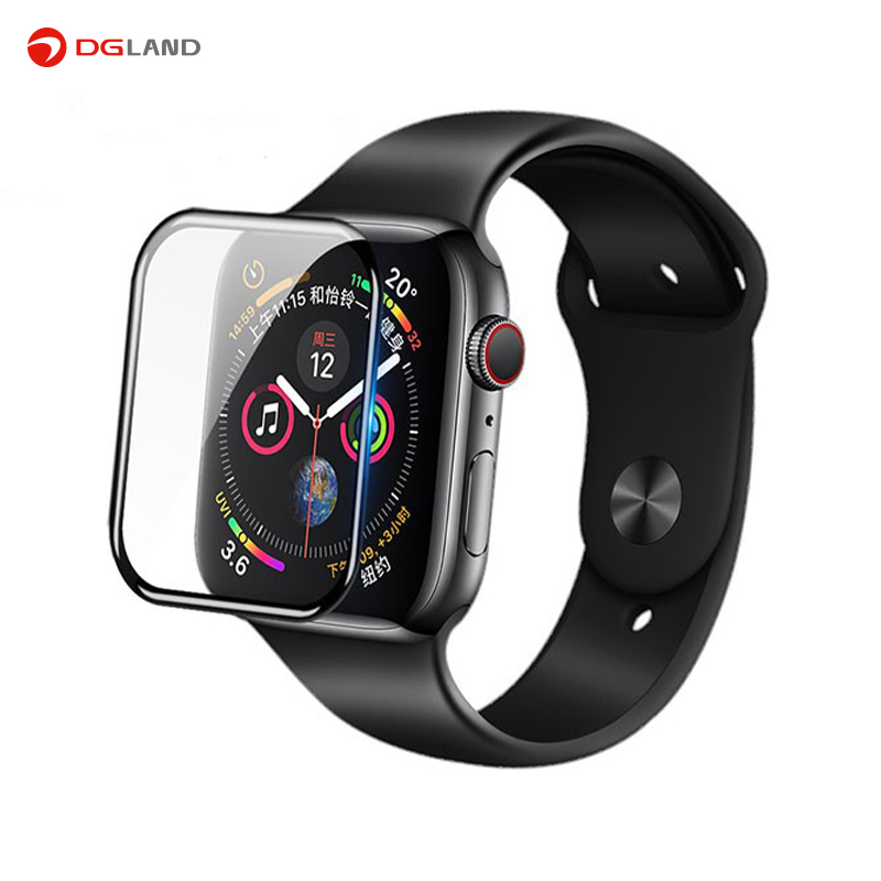 گلس تمام صفحه شیشه ای اپل واچ Apple Watch 44mm گلس تمام صفحه شیشه ای اپل واچ Apple Watch 44mm