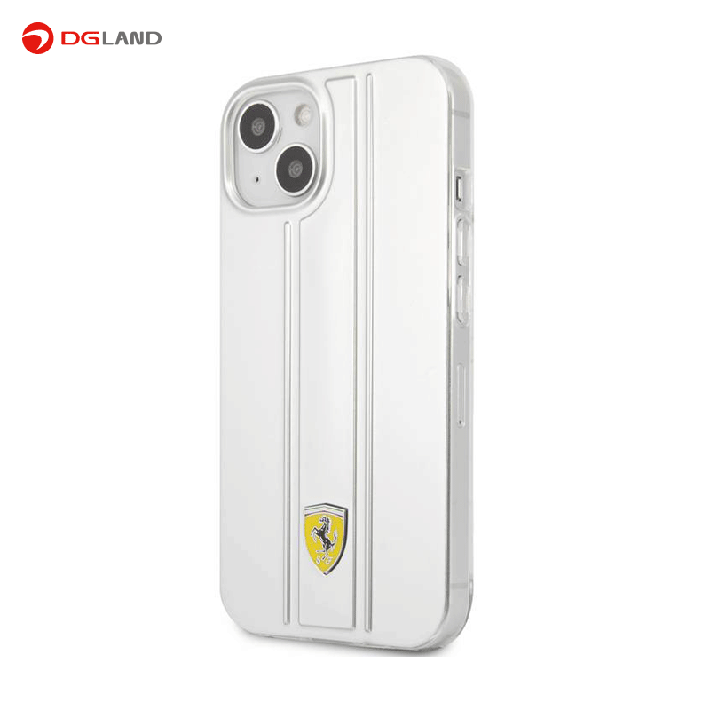 کاور iPhone 13 طرح Ferrari PC-TPU Transparent Hard Case With 3D Stripes کاور iPhone 13 طرح Ferrari PC-TPU Transparent Hard Case With 3D Stripes