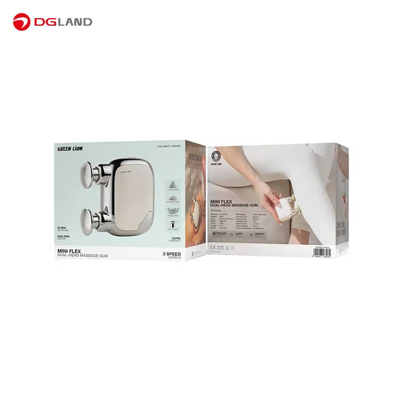 تفنگ ماساژ گرین لاین مدل Mini Flex Dual Head GNMINFLXMG تفنگ ماساژ گرین لاین مدل Mini Flex Dual Head GNMINFLXMG