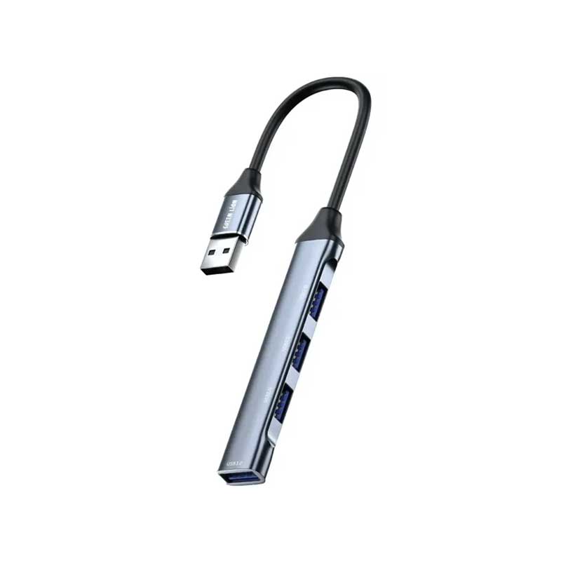 هاب 4 پورت USB-A گرین لاین مدل Docking Station Adapter GN4N10HUSBA