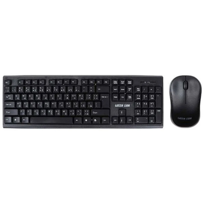 کیبورد و ماوس بی سیم گرین لاین مدل GNWS24GKEYMBK کیبورد و ماوس بی سیم گرین لاین مدل GNWS24GKEYMBK
