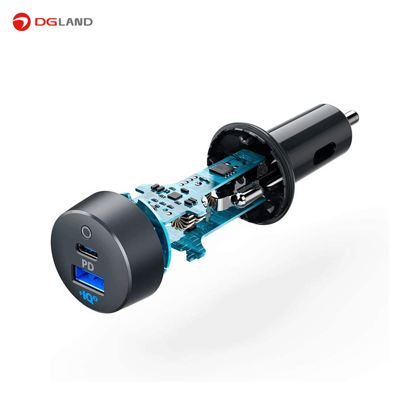 شارژر فندکی انکر مدل PowerDrive PD+ 2 A2721 شارژر فندکی انکر مدل PowerDrive PD+ 2 A2721