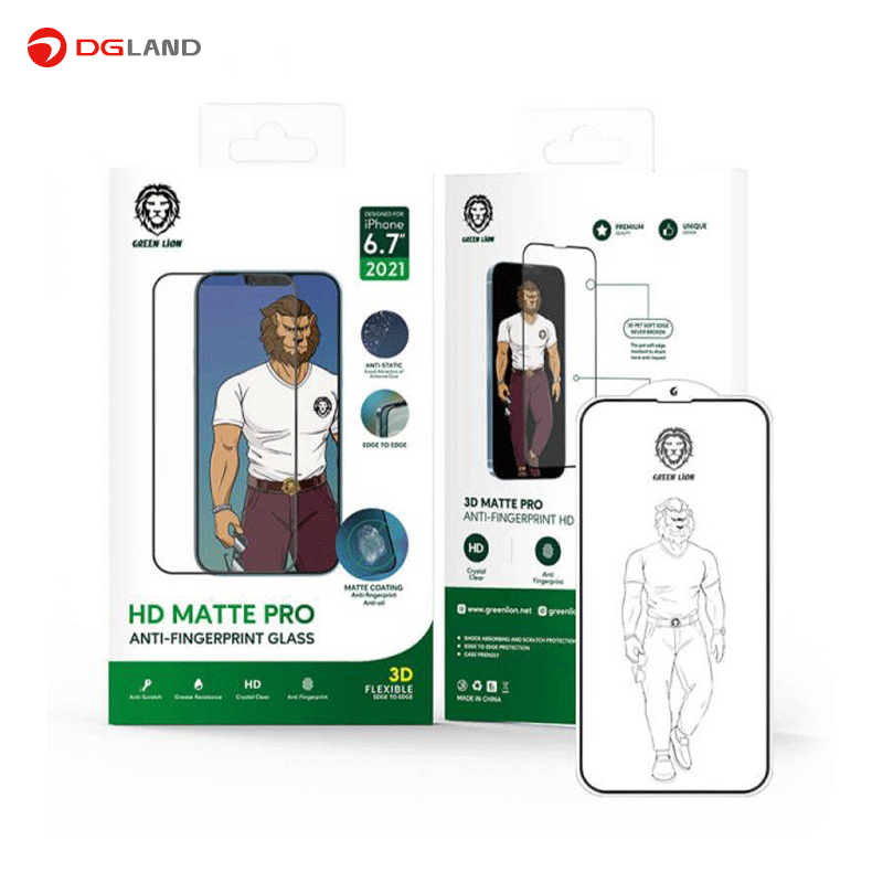 محافظ صفحه نمایش گرین مدل 3D AG-Matte آیفون مناسب برای گوشی اپل iPhone 13promax محافظ صفحه نمایش گرین مدل 3D AG-Matte آیفون مناسب برای گوشی اپل iPhone 13promax