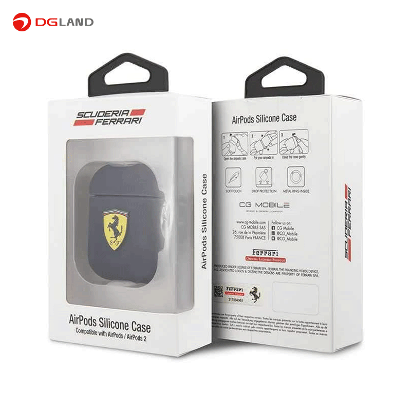 کاور Ferrari مدل Ferrari Scuderia Silicone Case with Ring مناسب برای ایرپاد 2 کاور Ferrari مدل Ferrari Scuderia Silicone Case with Ring مناسب برای ایرپاد 2