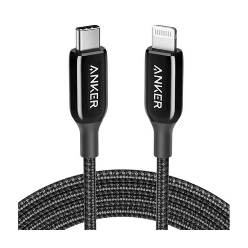 کابل تبدیل USB-c به لایتنینگ انکر مدل A 8843 طول 1.8 متر کابل تبدیل USB-c به لایتنینگ انکر مدل A 8843 طول 1.8 متر