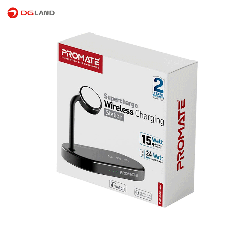 پایه شارژ وایرلس برند پرومیت مدل WavePower پایه شارژ وایرلس برند پرومیت مدل WavePower