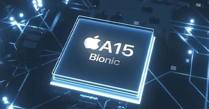 سی پی یو bionic A15 در آیفون 13 معمولی