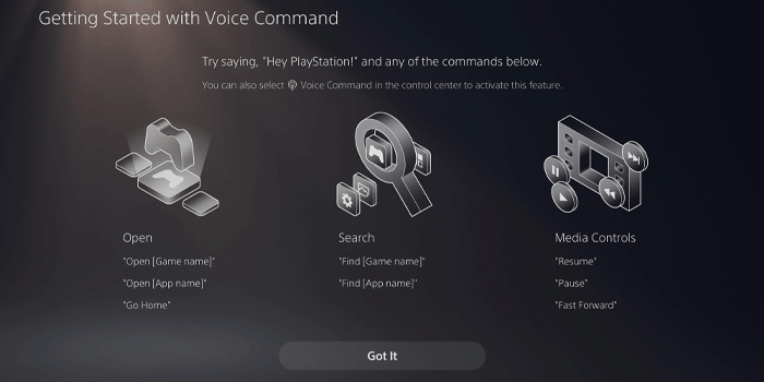 فرمان صوتی PS5فرمان صوتی با dual sense، با پلی استیشن خود صحبت کنید