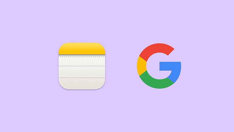 Apple-Notes-and-Google-logos