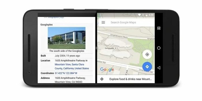 صفحه دو قسمتی در سیستم عامل اندروید-سیستم عامل اندروید