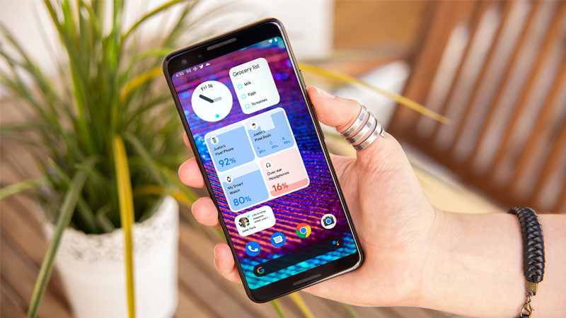 قابلیت های جدید با آپدیت اندروید 12-ویجت های اندروید 12