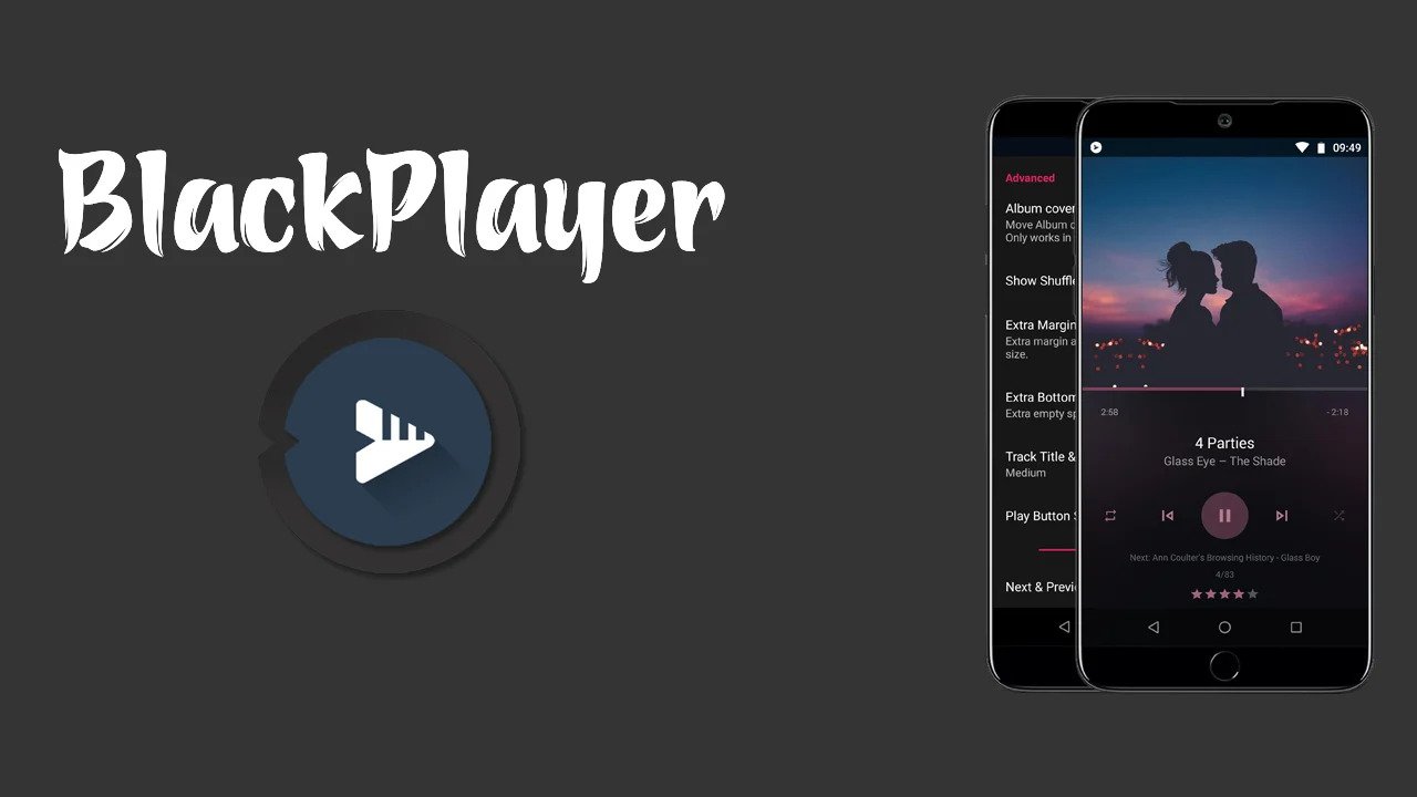موزیک پلیر BlackPlayer-بهترین موزیک پلیر برای اندروید