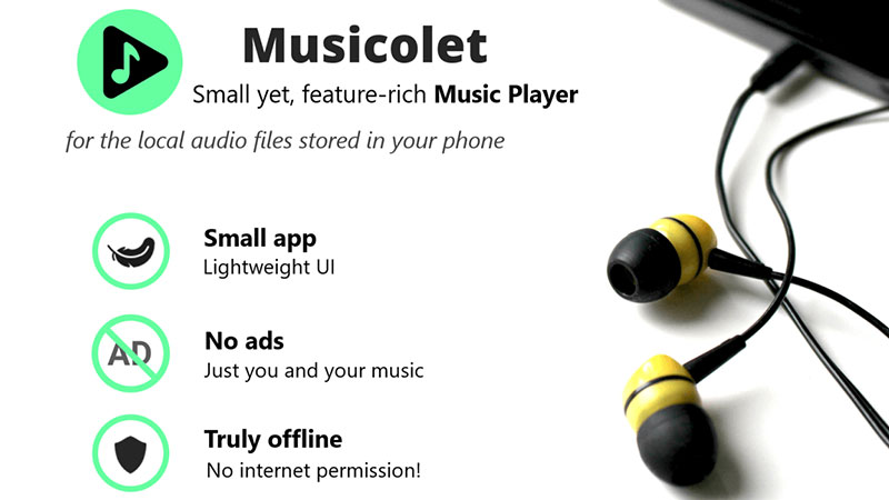 موزیک پلیر Musicolet-بهترین موزیک پلیر برای اندروید
