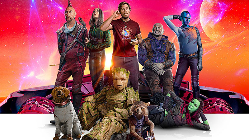 فیلم Guardians Of The Galaxy Vol.3 - بهترین فیلم های اکشن سال 2023