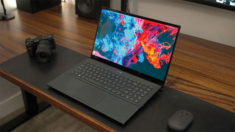 خرید لپ تاپ گیمینگ تا 60 میلیون تومان-لپ تاپ ایسوس مدل ZenBook Pro 15 OLED UM535QE-A R7 5800H