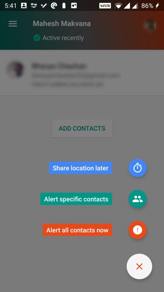 آموزش ارسال لوکیشن در اندروید با Trusted Contacts