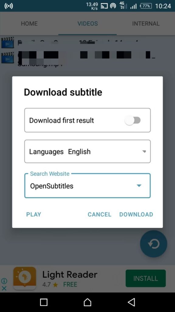 دانلود انواع زیرنویس با Subtitle Downloader