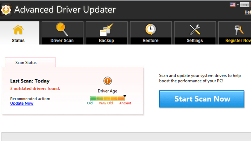 بهترین برنامه‌های آپدیت درایور ویندوز-برنامه Advanced Driver Updater