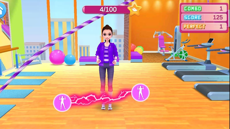 بهترین بازی های دخترانه 2023 برای اندروید و iOS-Fitness Girl - Dance & Play