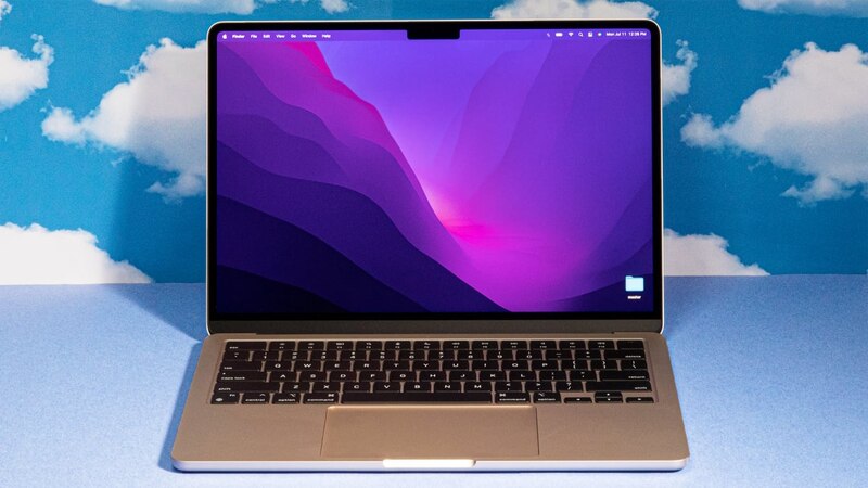 بهترین لپ تاپ حرفه ای 2023 لپ تاپ اپل مدل MacBook Air MLY03 M2 2022 ظرفیت 512گیگا بایت رم 8 گیگابایت 13.6 اینچ