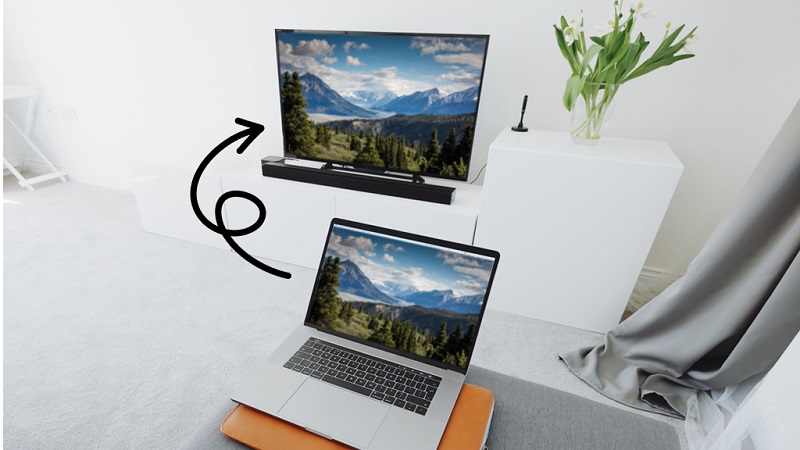 اتصال لپ تاپ ریزر به تلویزیون
