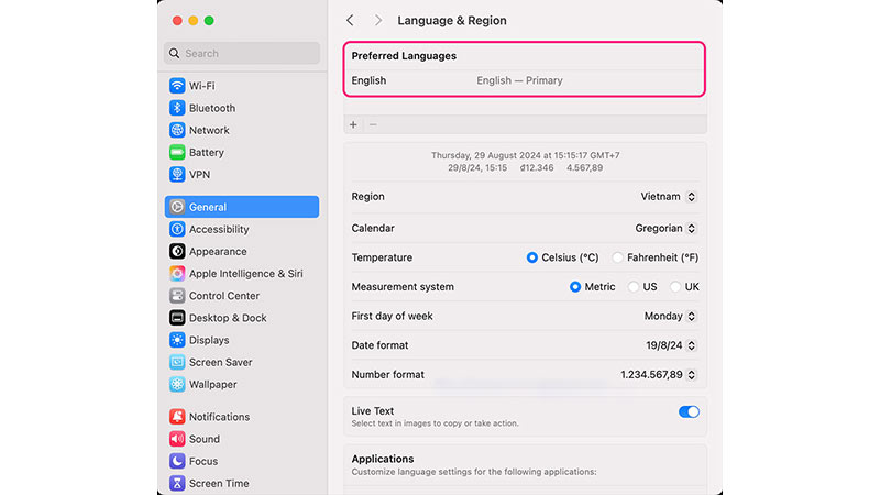 فعال‌ سازی Apple Intelligence 
