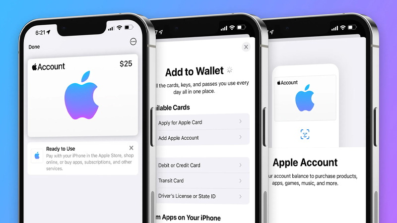 apple account wallet 